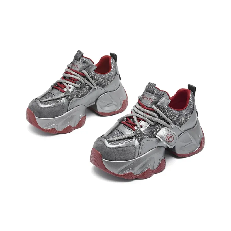 KEKAFU Low-Top Chunky Sneakers Women's-3