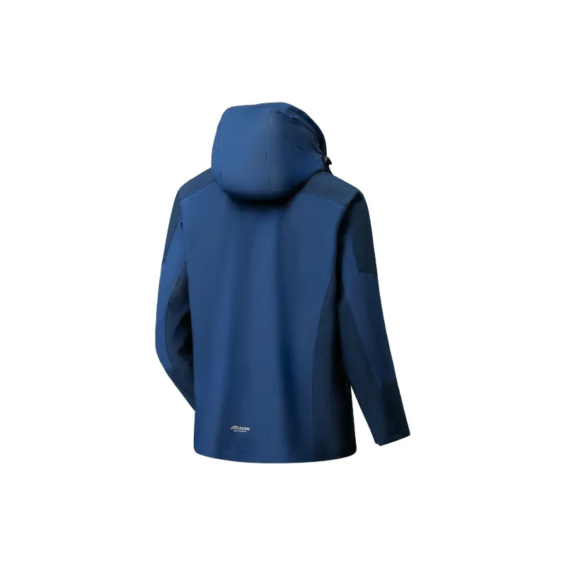 Mizuno Water-Resistant Windproof Breathable Wear-Resistant Warm Rainproof Windbreaker Jacket Men's-1