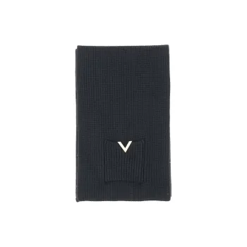 Valentino Wool Fleece Scarf Women's Black
