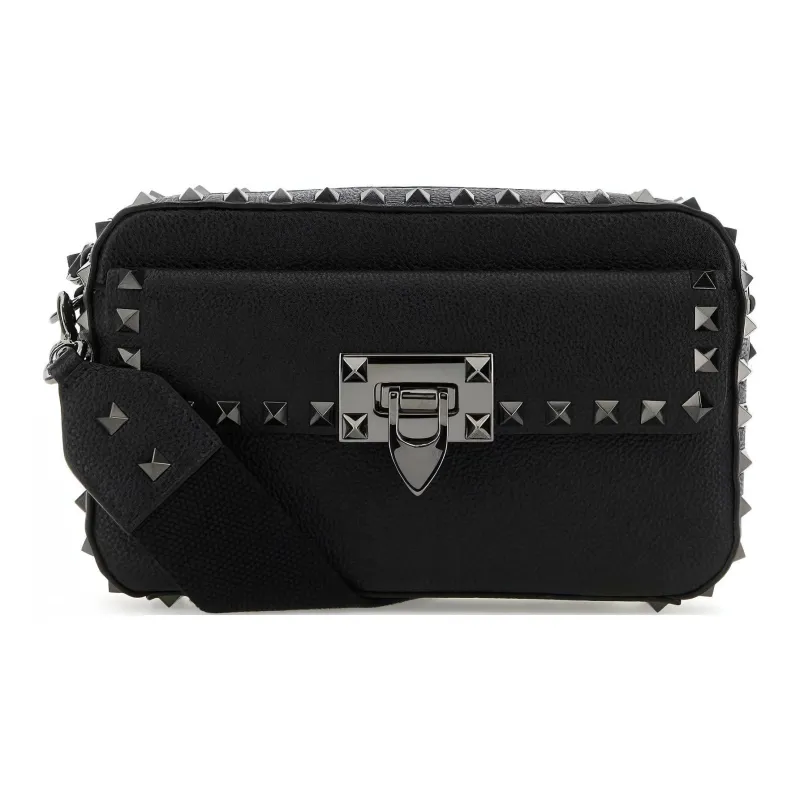 Valentino Garavani Rockstud Zip Up Crossbody Bag-0
