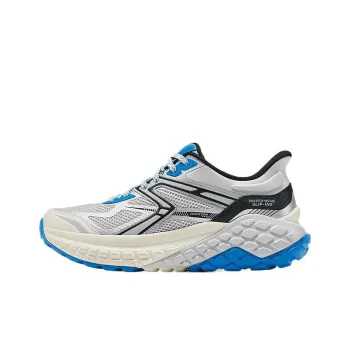 Skechers SPORT MENS Anti Slip And Wear Resistant Lightweight Low Top Chunky Sneakers Men's Silver Blue