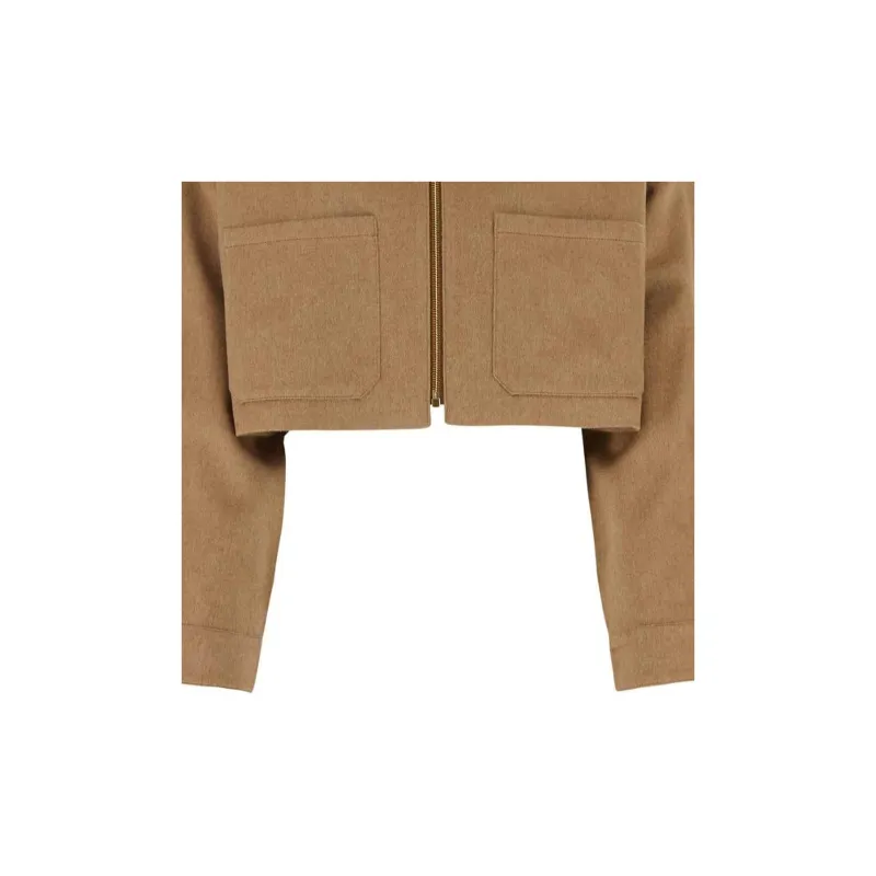 PRADA Camel hair Blouson Jacket-3