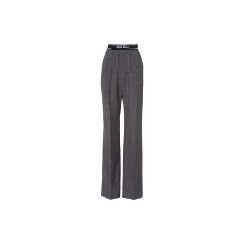 MIU MIU SS22 Casual Pants Women's Gray