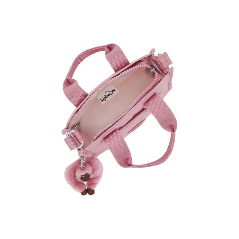 Kipling Polyamide Handbag Medium Size Women's Light Pink-2