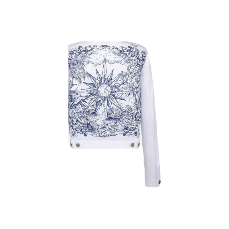 DIOR Jackets Coats Women's White-5