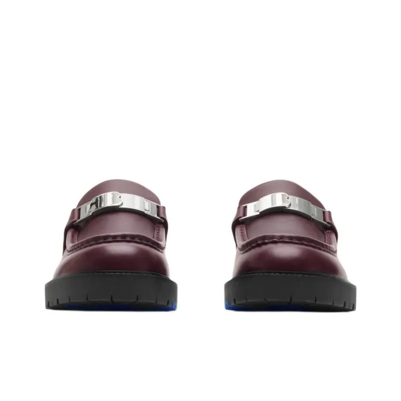 Burberry Loafers Men's Brown Red-2