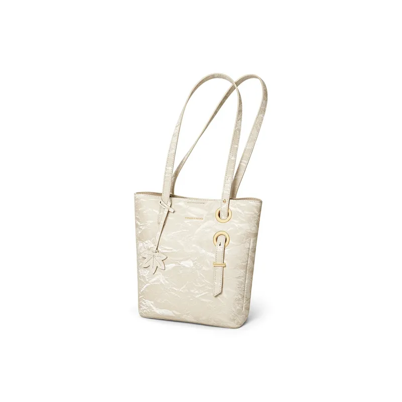 CNOLES Synthetic Leather Casual Workplace Date Commute Shoulder Bag Regular Women's Iridescent Fruit Nuts-1