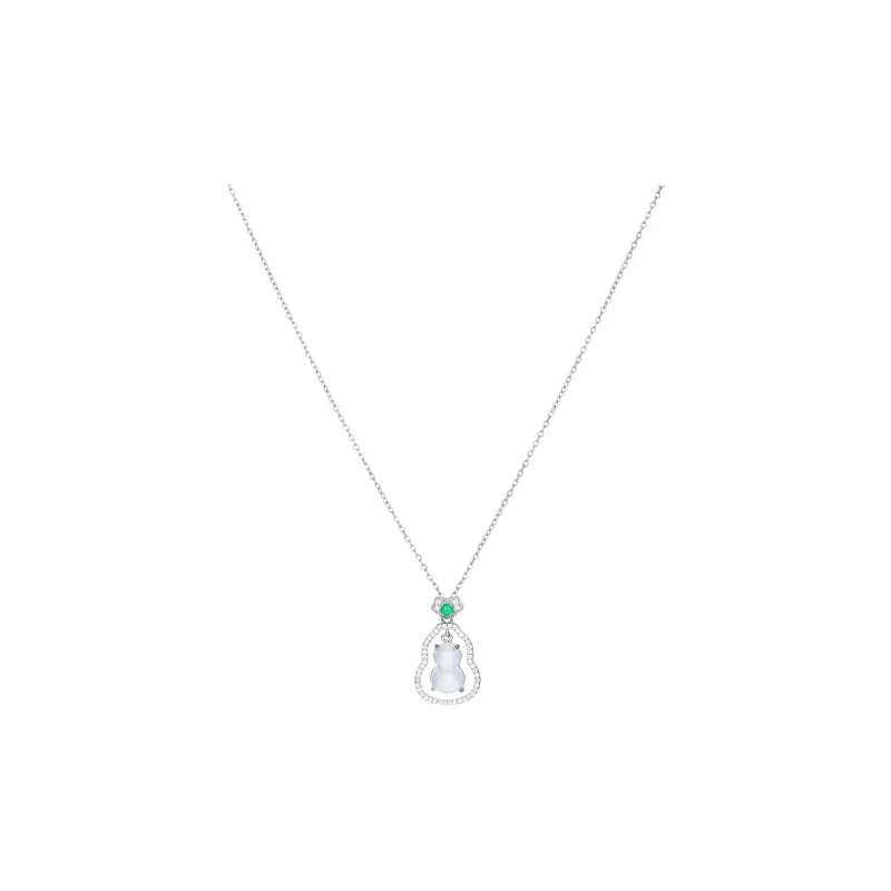 MISS XIA JWY Copper Silver Plated Necklaces Women's-0