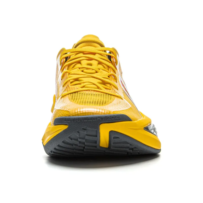 LiNing ULTRALIGHT Cushioning, Slip Resistant, Abrasion Resistant, Rebound Grip Low Top Basketball Shoes Men's Yellow-4