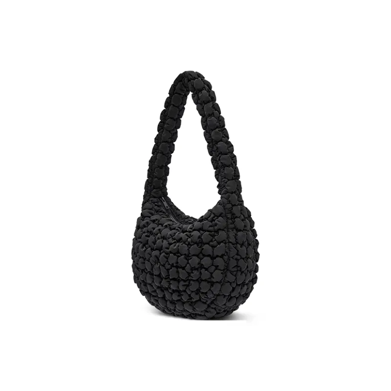 Soullight Water Repellent Fabric Tote Shoulder Bag Women's Black-1