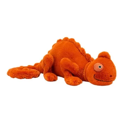 JELLYCAT Amphibian & Reptile Collection Vived Chameleon Dolls Plush Doll 13cm Height-3