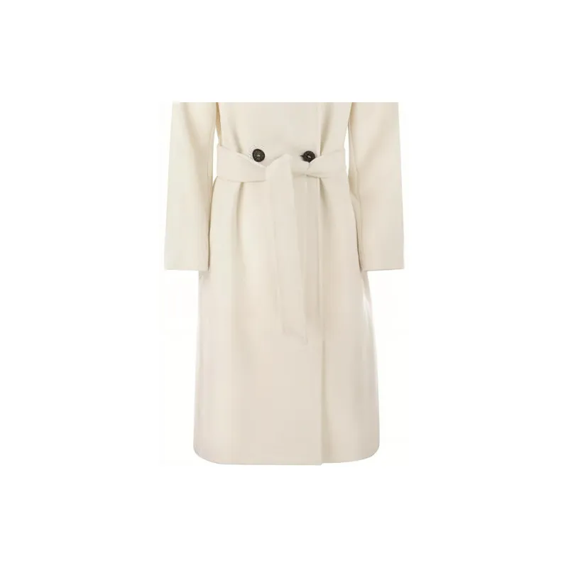 MaxMara Coats Women's Ecru-4