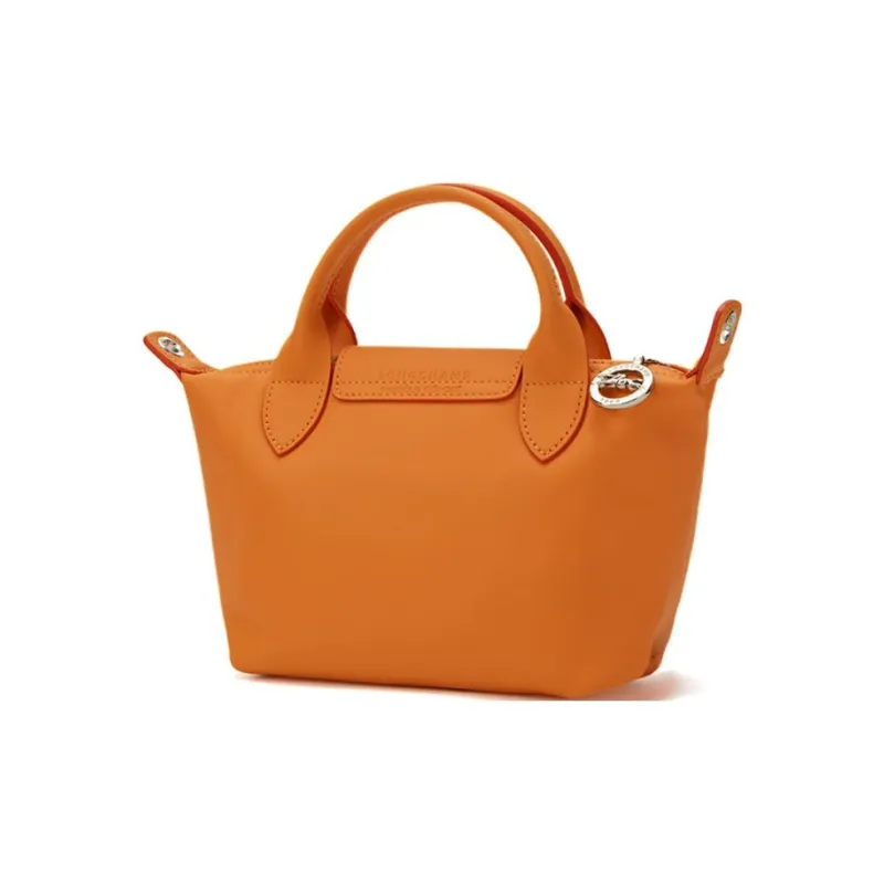 LONGCHAMP Le Pliage Xtra Cow Leather Shoulder Bag Crossbody Bag Handbag Extra Small Women's Orange-2