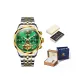 Steel Band Green Dial