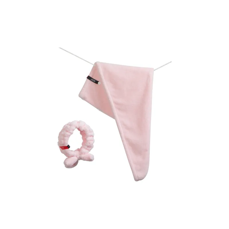GGT Towels Ivory/Thin Ink/Cherry Blossom Pink-2