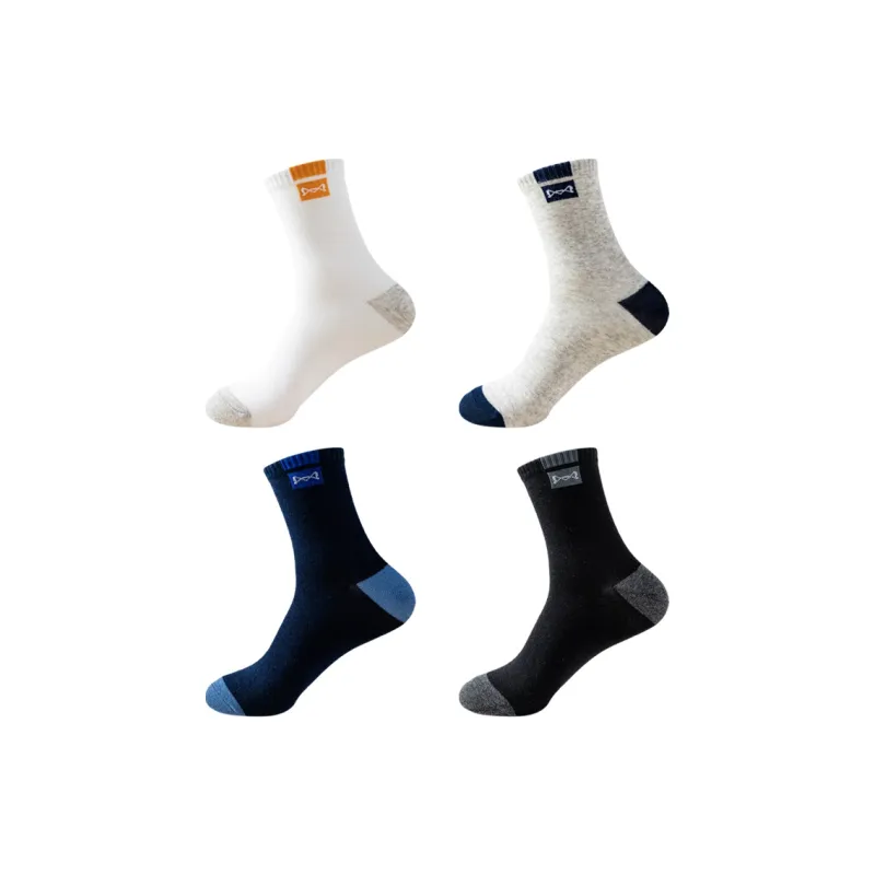 MIIOW Mid Calf Socks Unisex 4 Pack-6