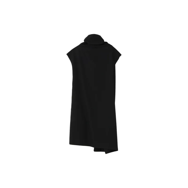 Yohji Yamamoto Short Sleeved Dress Women's Black-1