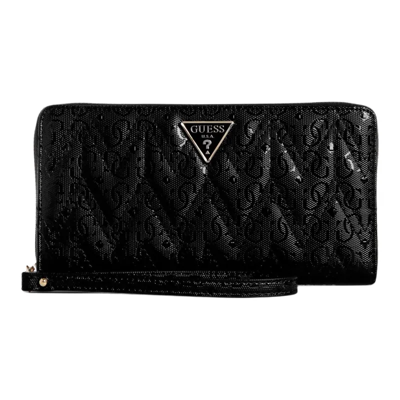 GUESS Artificial Leather Wallet Women's Black-0