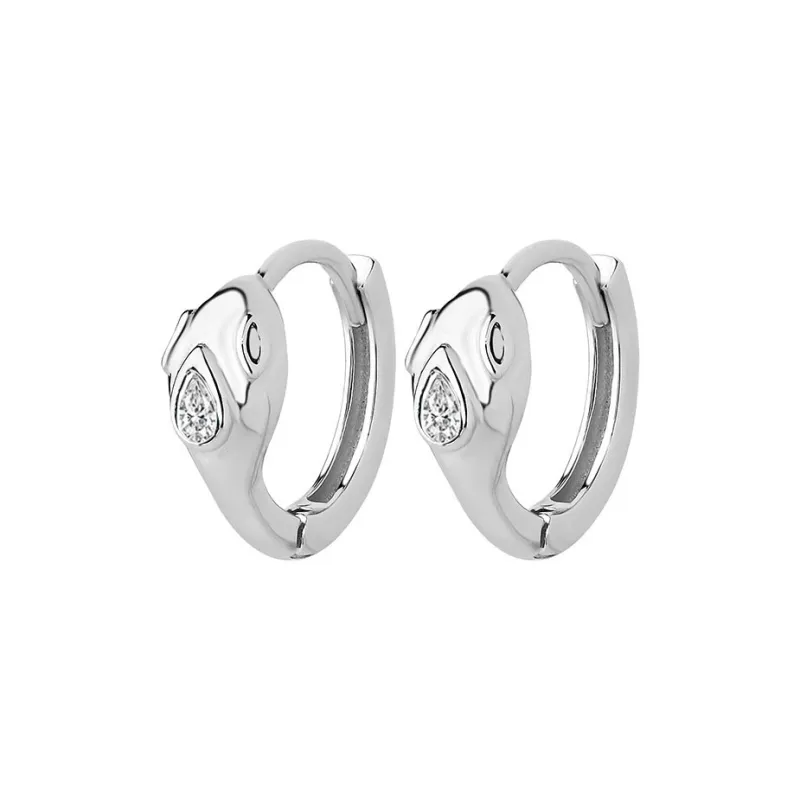 AITAO 999 Fine Silver Sterling Silver Hoop Earrings Unisex-3