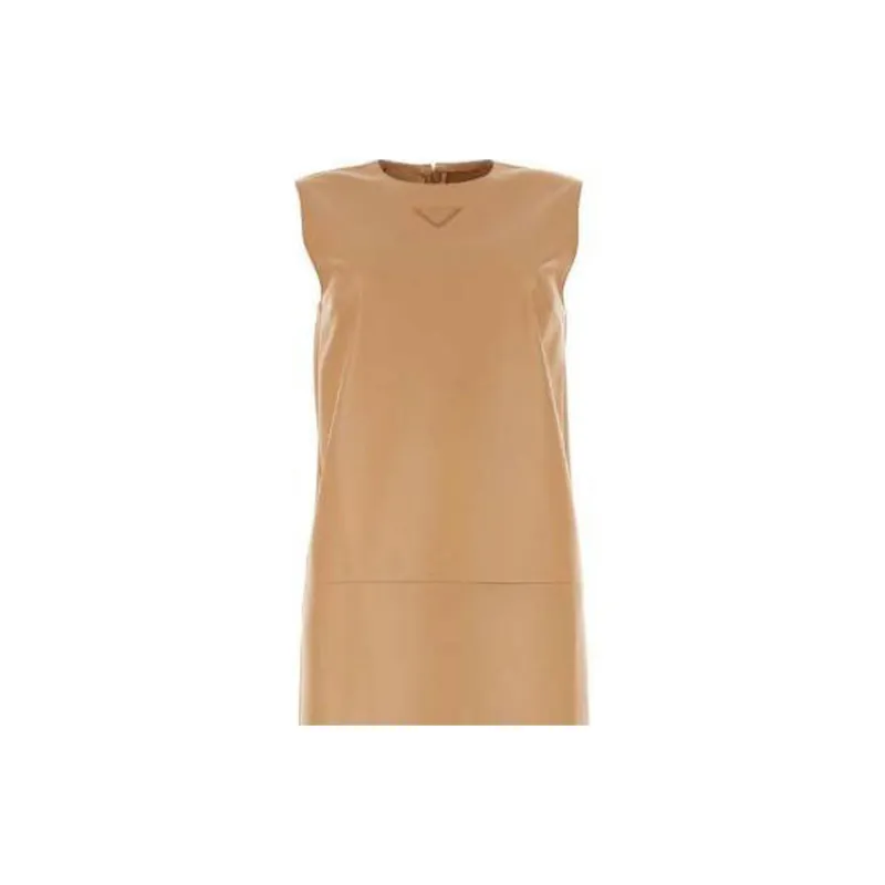 PRADA Crewneck Sleeveless Dress-3