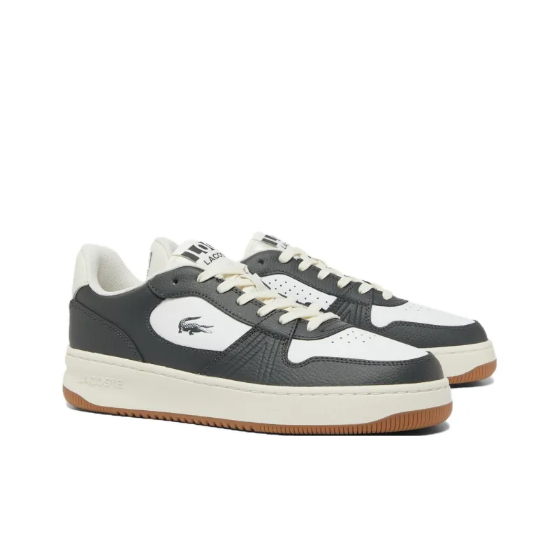 LACOSTE L001 Warm Low-Top Skateboard Shoes Men's Dark Gray-1