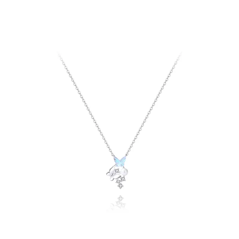 BLANK IN BLANK Zircon Necklaces Women's Bestie Girlfriend Couple Birthday Girl-7