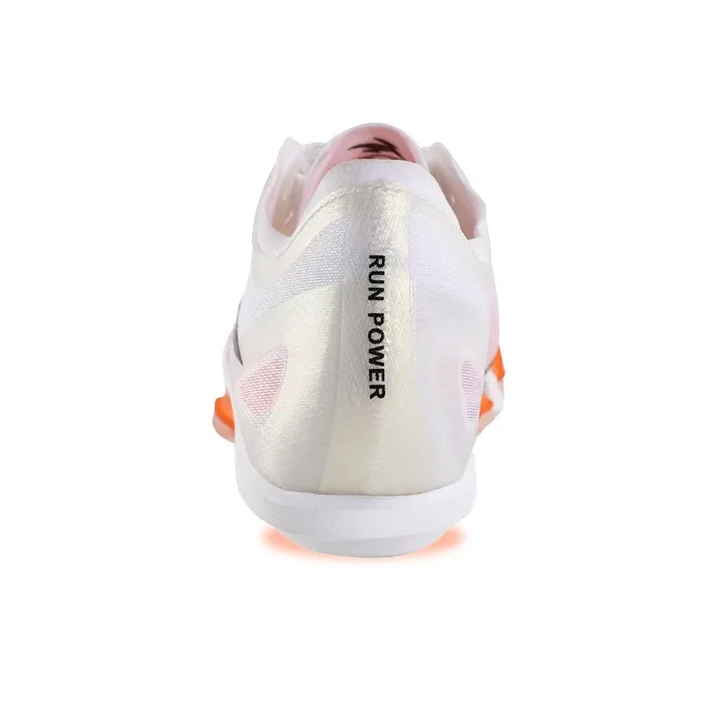 Dynamic Power Running Shoes Unisex Low Top White Orange-3