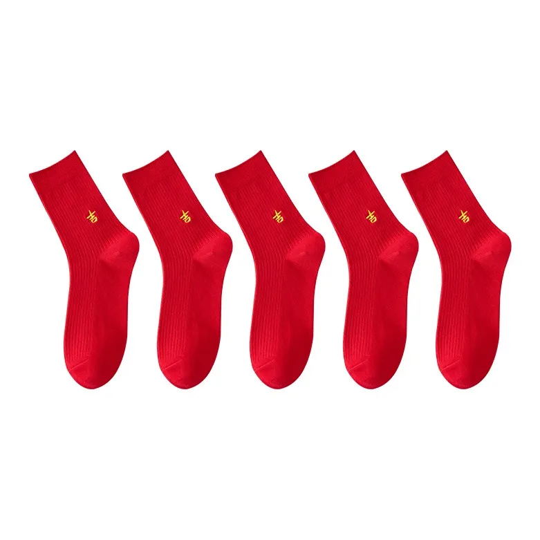 MIIOW Mid Calf Socks Men's 5 Pack-6