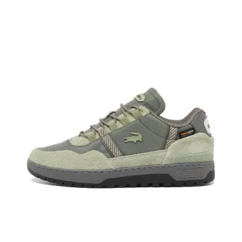 LACOSTE T-Clip Slip-Resistant Low-Top Skateboard Shoes Men's Green