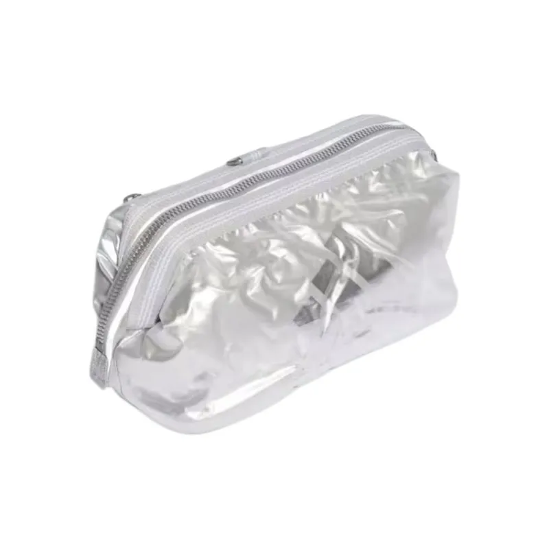 Adidas TPU Toiletry Bag Regular Unisex Metallic Silver-1
