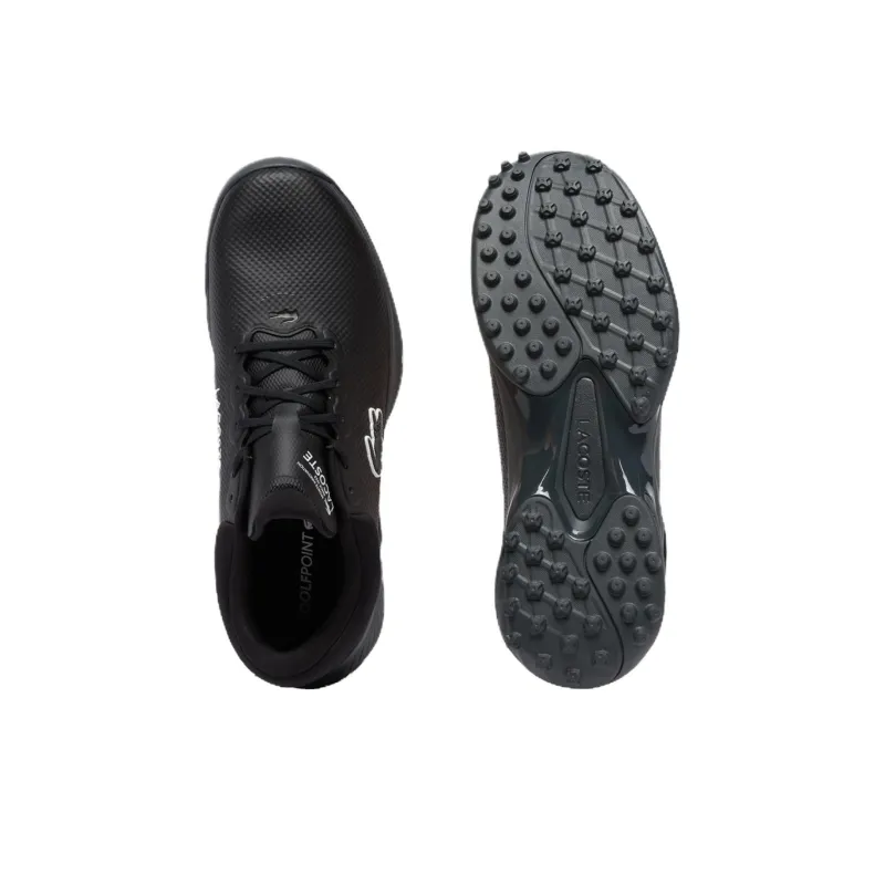 LACOSTE Golf Point Slip-Resistant Low-Top Golf Shoes Men's Black-4