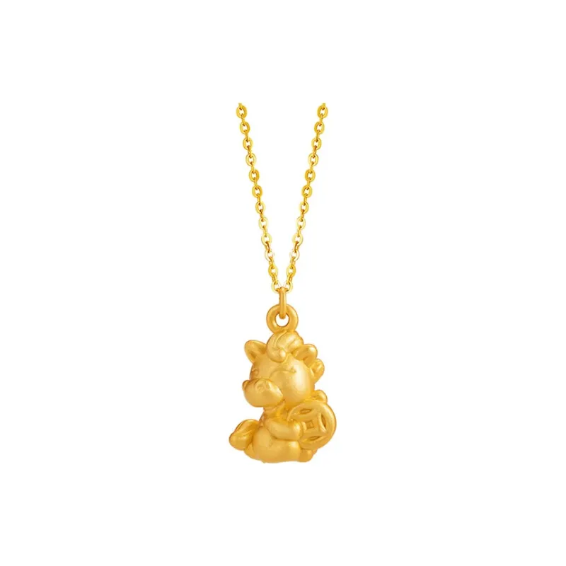 Chongqing Gold Store S925 Silver Necklaces Unisex-10