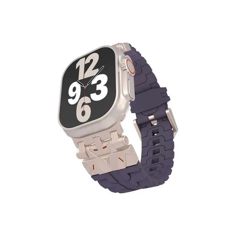 ZHENGGUANG Watch Band Apple Compatibility Silicone Material-0