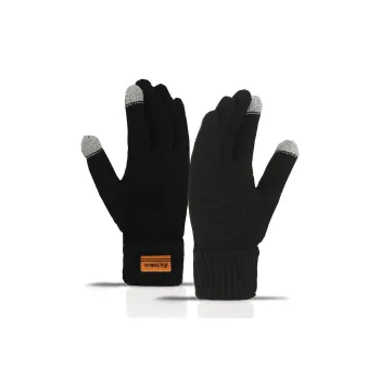 FACTORIAL Acrylic Knit Gloves Unisex