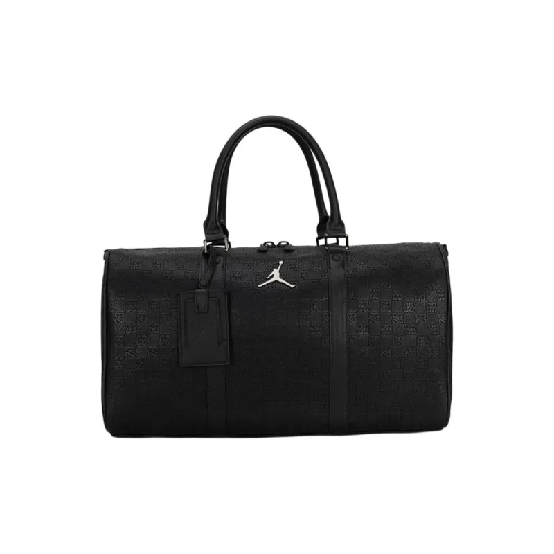 Jordan Pu One Shoulder Crossbody Handbag, Travel Bag Unisex Black-0
