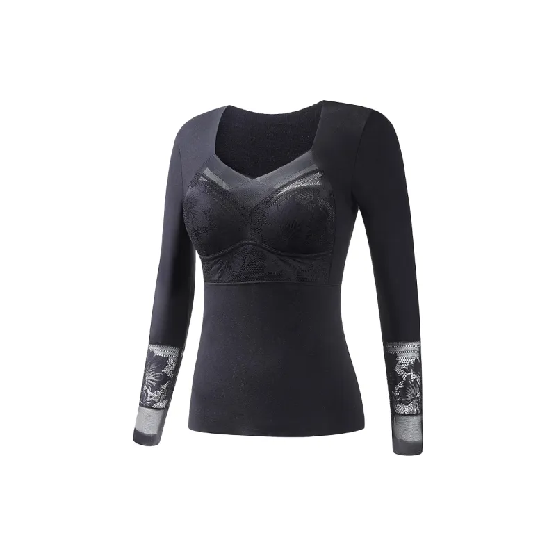 ROMANTIC·SPRING Thermal Tops Women's-6
