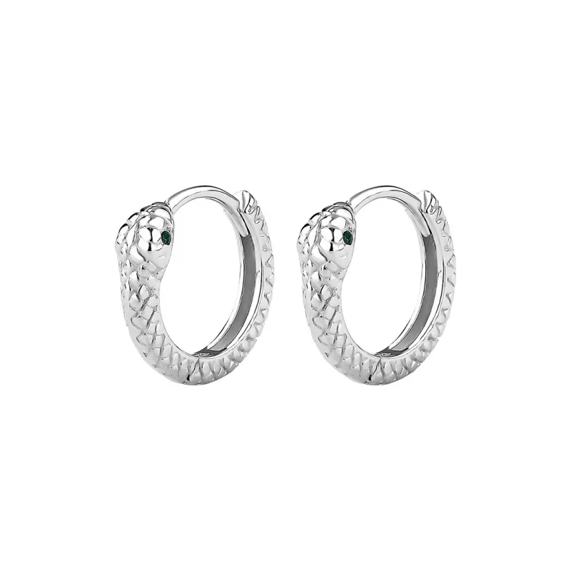 AITAO 999 Fine Silver Sterling Silver Hoop Earrings Unisex-0