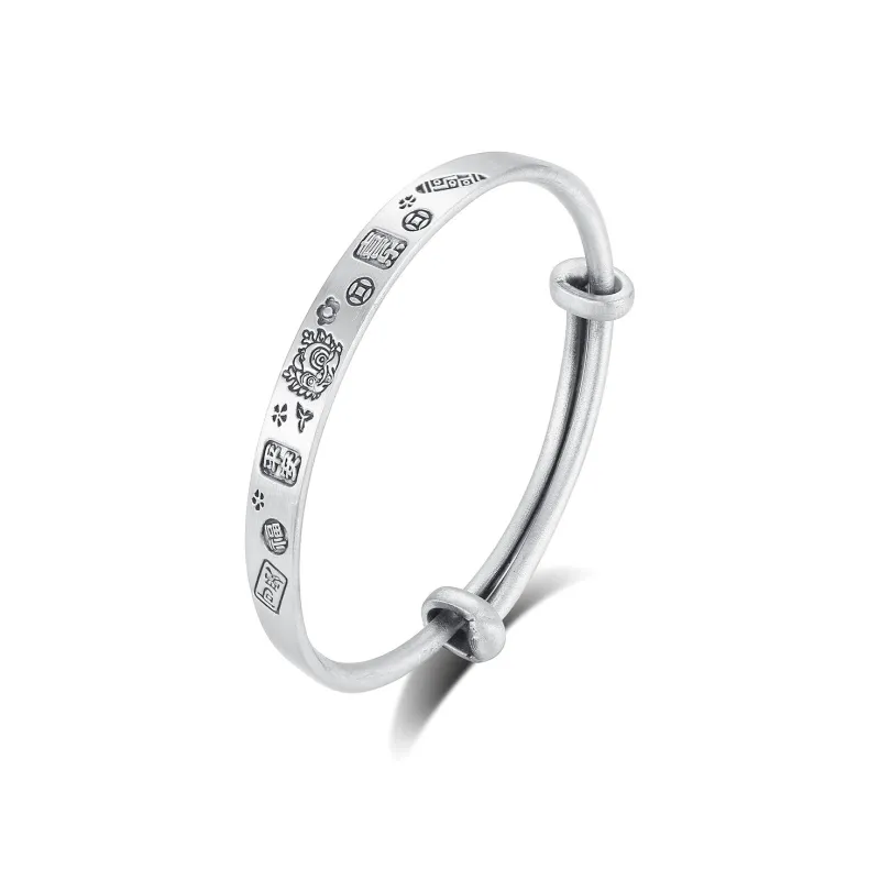 PRP S999 Fine Silver Sterling Silver Bracelets Kids'-0
