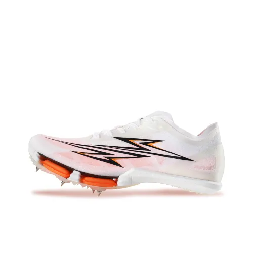 Dynamic Power Running Shoes Unisex Low Top White Orange