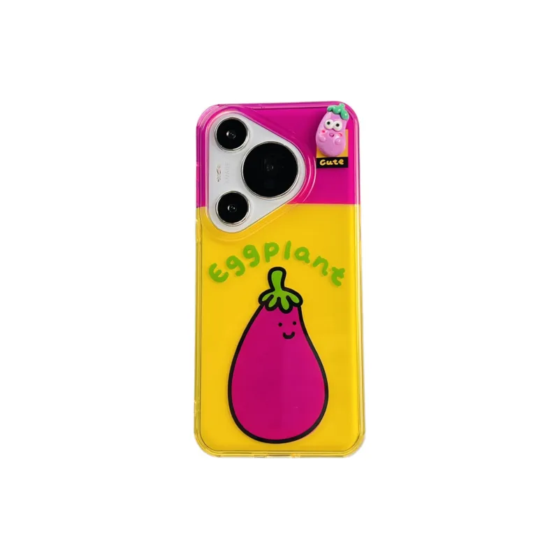 Wei Xin Acrylic Material Peanut Eggplant Lanyard Phone Cases Compatibility With Huawei Mate 60/60 Pro/Pura 70/70 Pro+-11