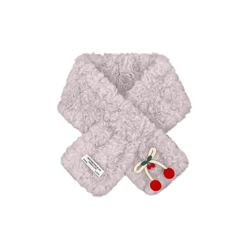 Yalu Polyester Plush Yarn Scarf Unisex Gift Box Set-4