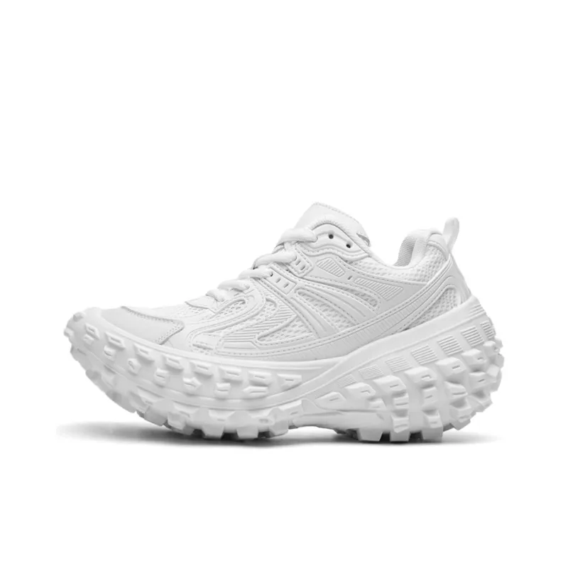 ORD Anti-Slip Wear-Resistant Breathable Lightweight Height Increasing Low-Top Chunky Sneakers Unisex Brown-12