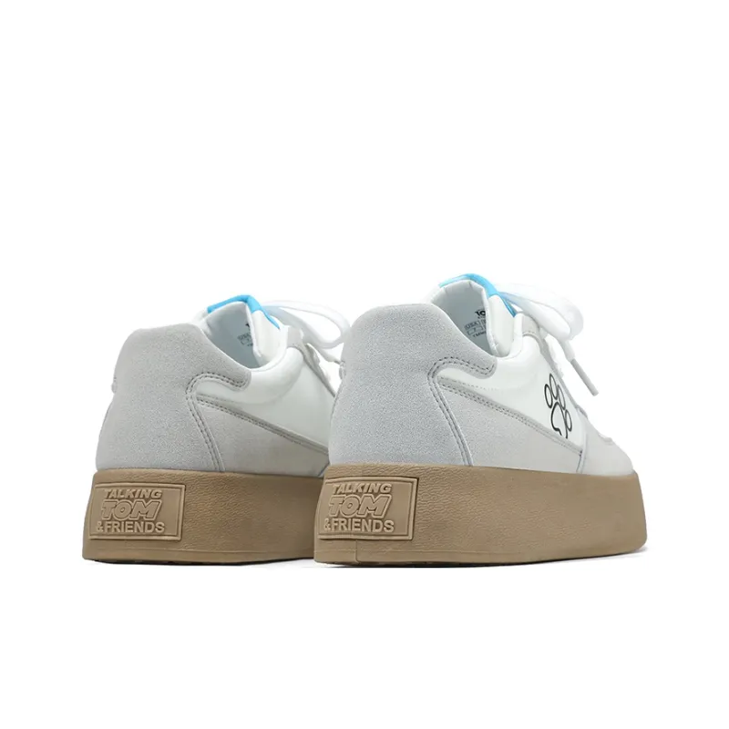 TALKING TOM Skateboard Shoes Women's Low Top White-3