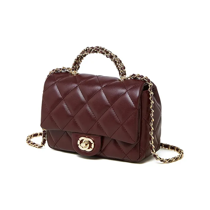 Carnival Keep Cow Leather Crossbody Bag, Handbag Trumpets Women's Black/Burgundy-7