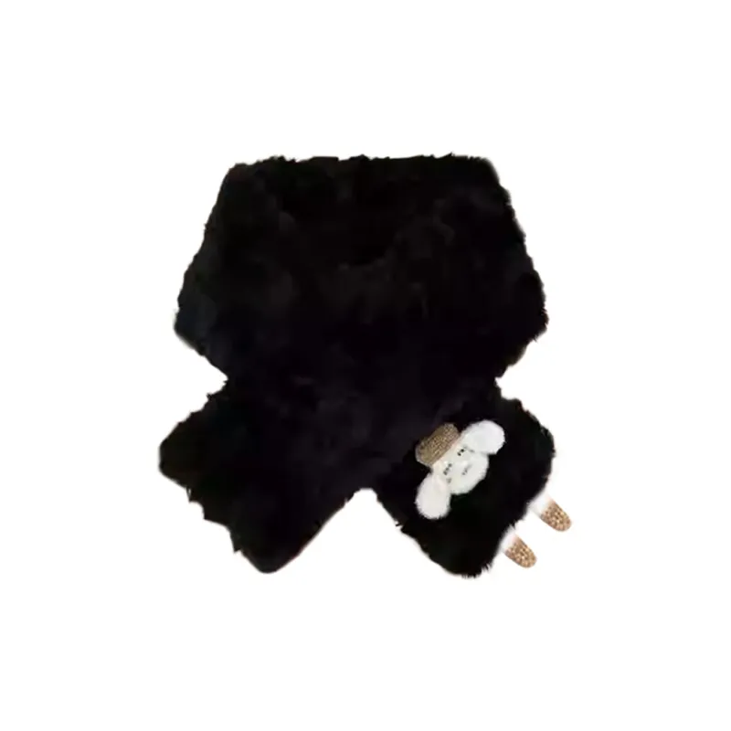 Yalu Polyester Plush Yarn Scarf Unisex Gift Box Set-2