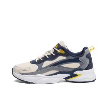 PALATIAL Chunky Sneakers Men High Top Black/White/Beige/Yellow/Khaki