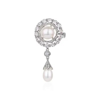Mofei Freshwater Pearl Brooches Women's