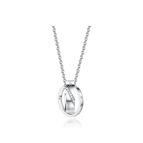 V.WI S999 Fine Silver Necklaces Womens