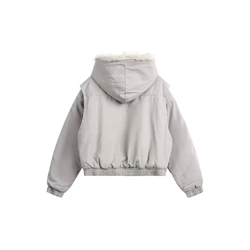 DEAR BETSY Puffer Jacket Unisex Ecru-1
