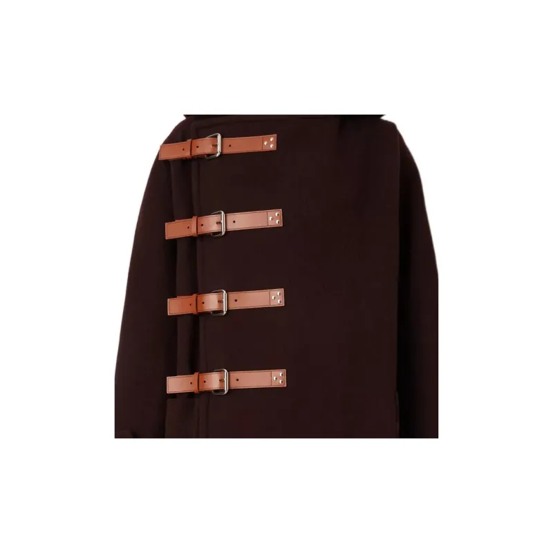 Burberry Coats Men Dark Amber-4